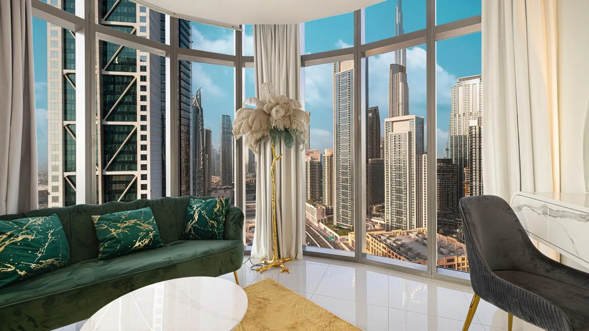 2Br With Infinity Pool & Burj Khalifa View Apartment Dubai 0*,