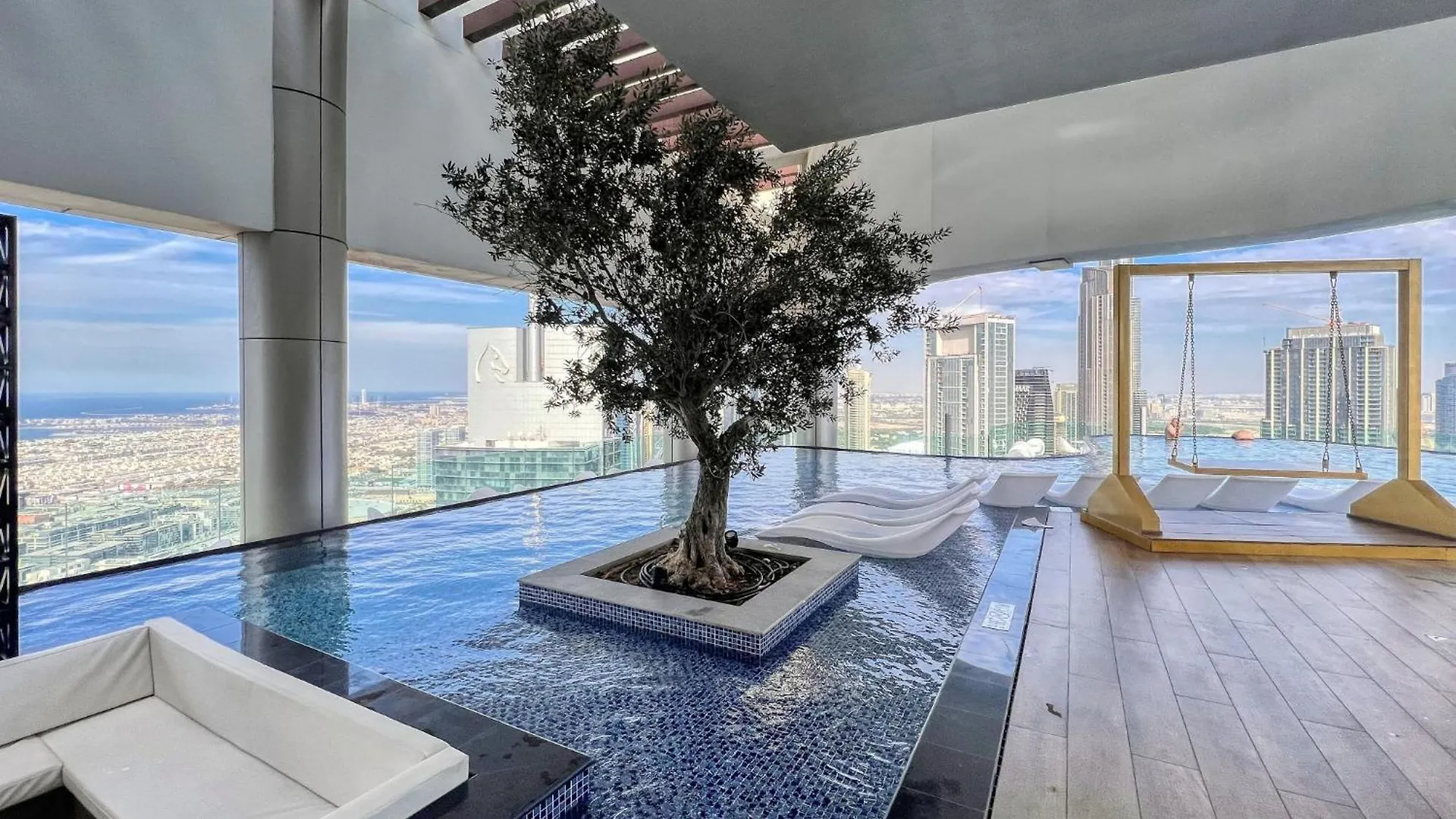 2Br With Infinity Pool & Burj Khalifa View Apartment Dubai 0*,