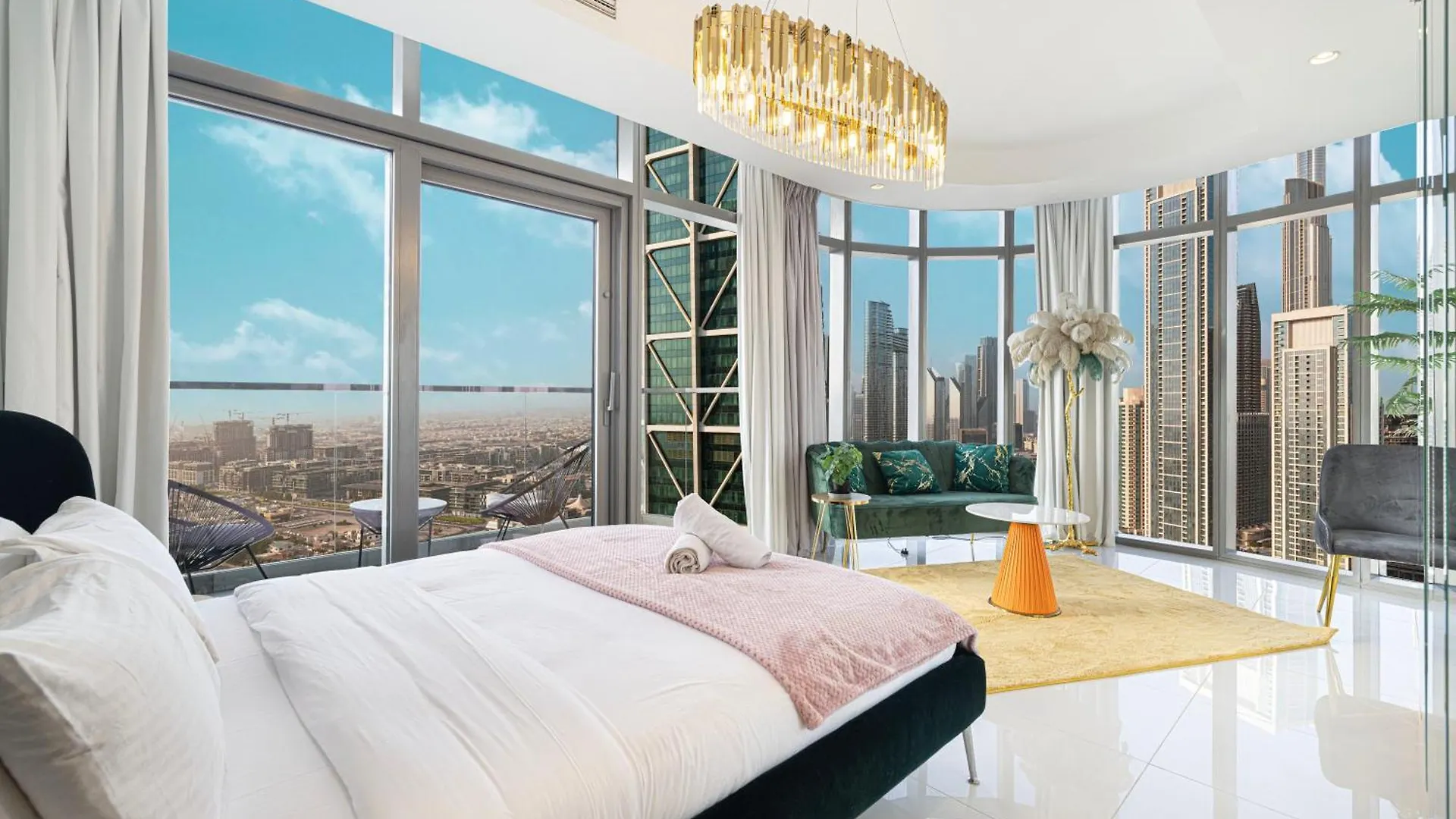 2Br With Infinity Pool & Burj Khalifa View Apartment Dubai 0*,